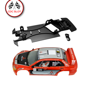 Chasis 3D monoblock en ángulo para Mitsubishi Lancer Evo de Ninco