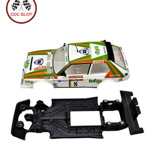 Chasis 3D monoblock en línea para Lancia Delta S4 de Scalextric