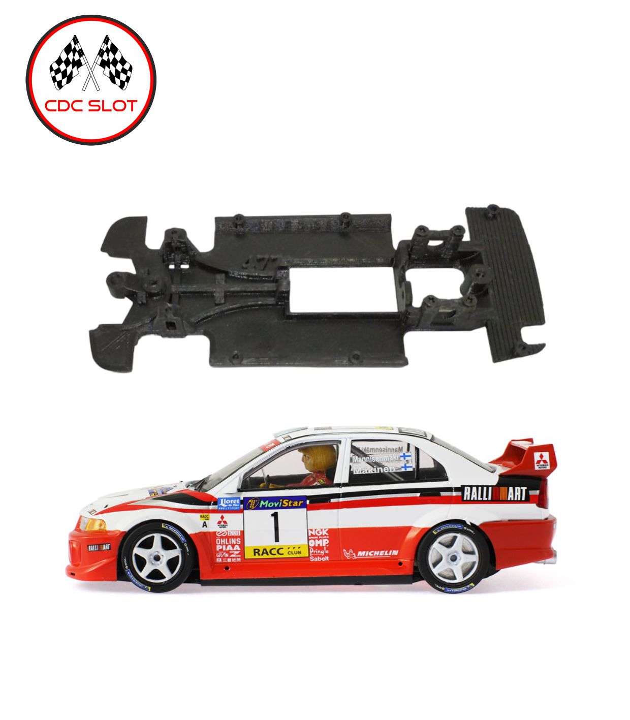 Chasis 3D monoblock en línea para Mitsubishi Evo V/VI