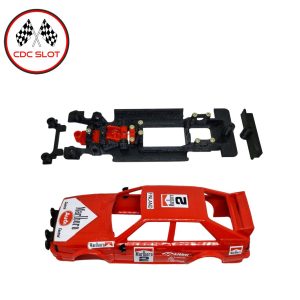 Chasis 3D MBIL con guía basculante para Audi Quattro de Scalextric
