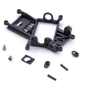 Soporte motor AW Offset 1.25mm Evo-6 Carbon Fiber version