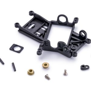 Soporte motor Anglewinder Offset 1.25mm Evo-6 Carbon Fiber para rodamientos a bolas.