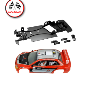Chasis 3D monoblock en ángulo con offset regulable para Mitsubishi Lancer de Ninco
